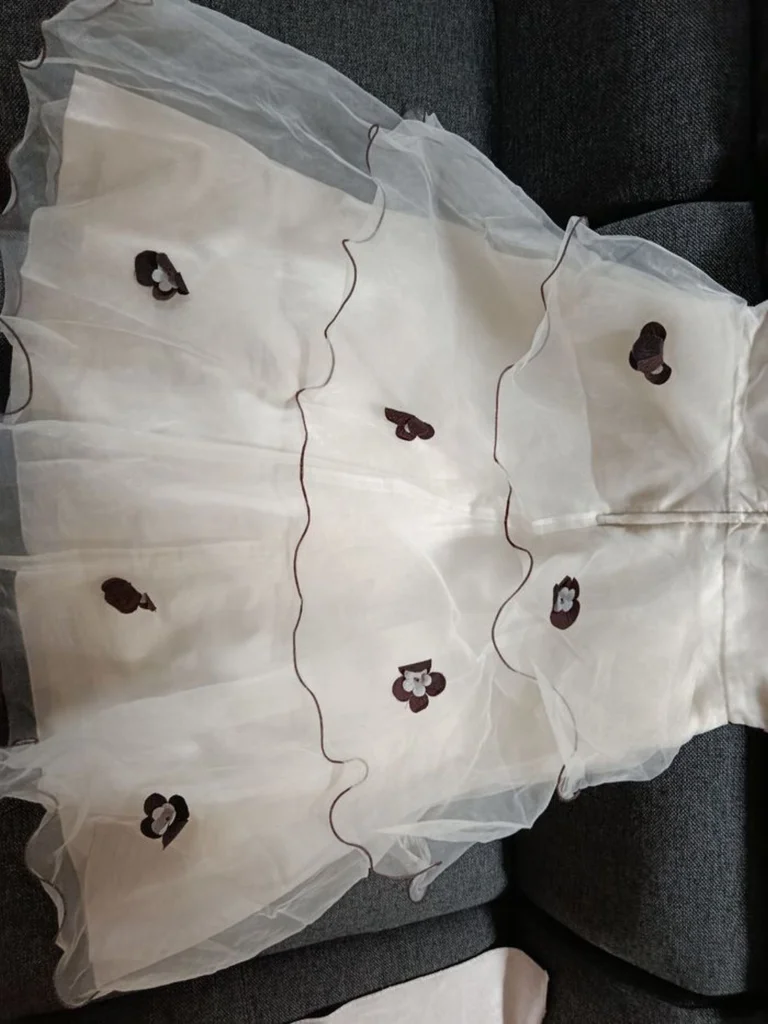 A saisir: vestido de cerimônia para menina, tamanho 12 anos! – photo 5